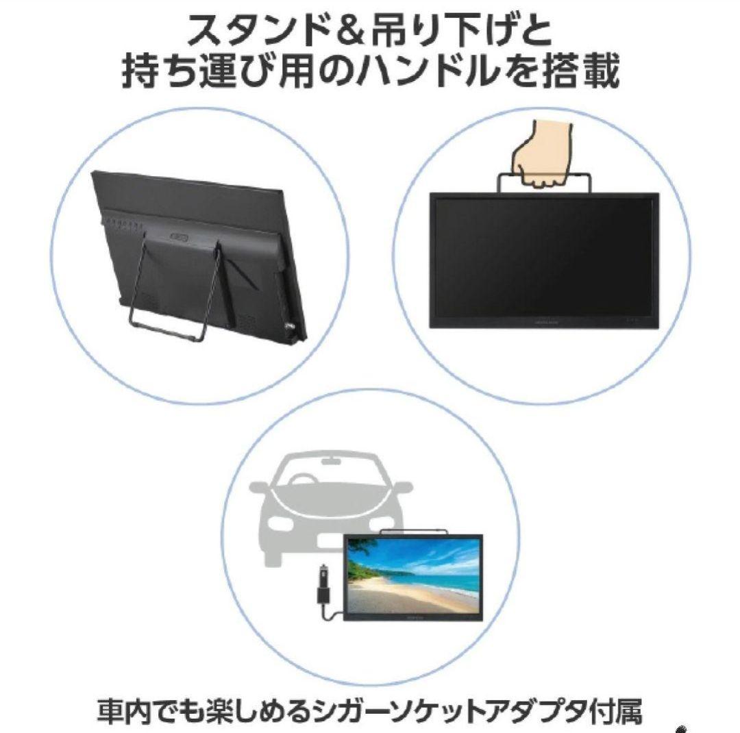 グリーンハウス 17型DVDプレーヤー ブラック GH-PDTV17A