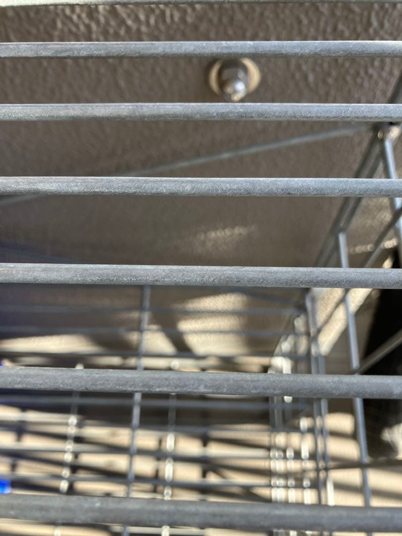 【最終値下】無印良品　溶融亜鉛ガーデンシェルフ・３段組立て式