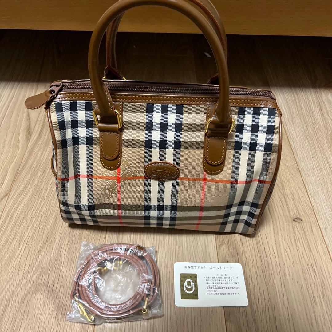 【⭕️大幅お値下げ可】Burberry ボストンバッグ