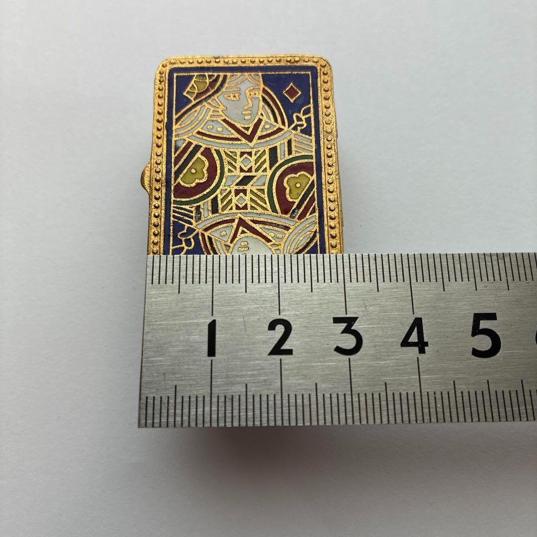 10◎ 超レア　希少　ヴィンテージ　小物入れケース　トランプ柄　ピルケースにも