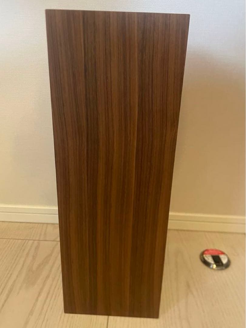 無印良品　壁に付けられる家具箱　ウォールナット2個セット