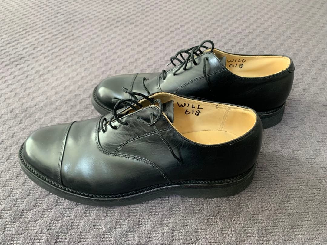 【桜】00s“ WEST”レザーシューズ カナダ軍シューズ