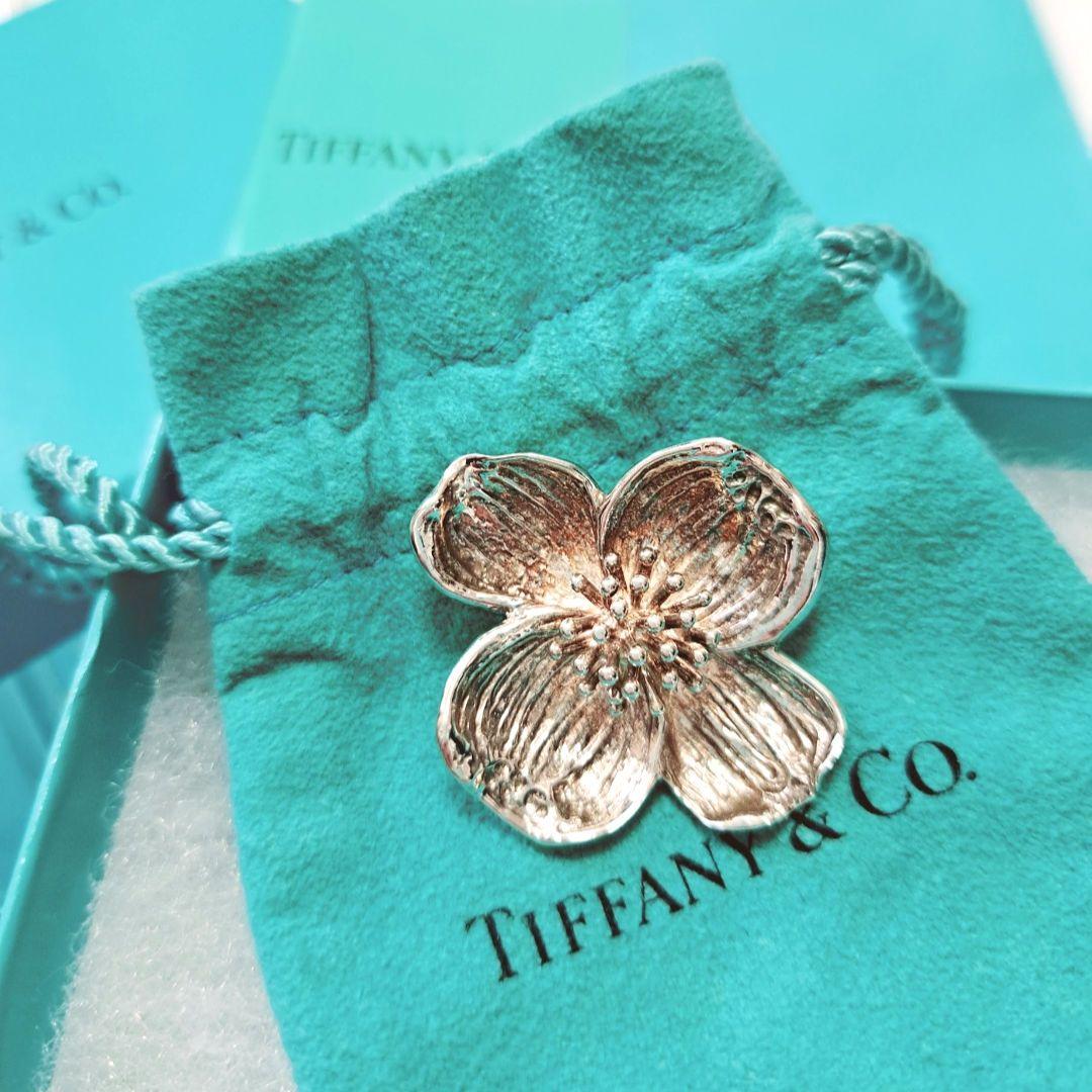 ティファニー 花 ヴィンテージ フラワー ブローチ シルバー 925