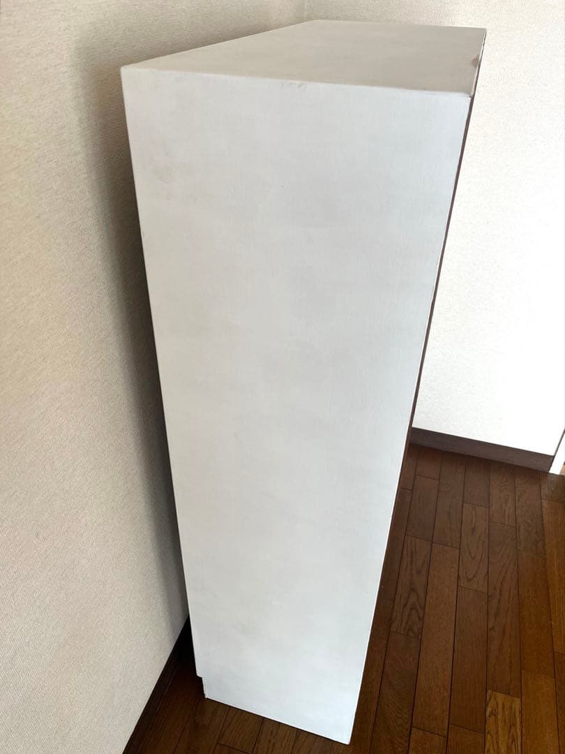 ヴィンテージ　木製キャビネット　ガラス扉