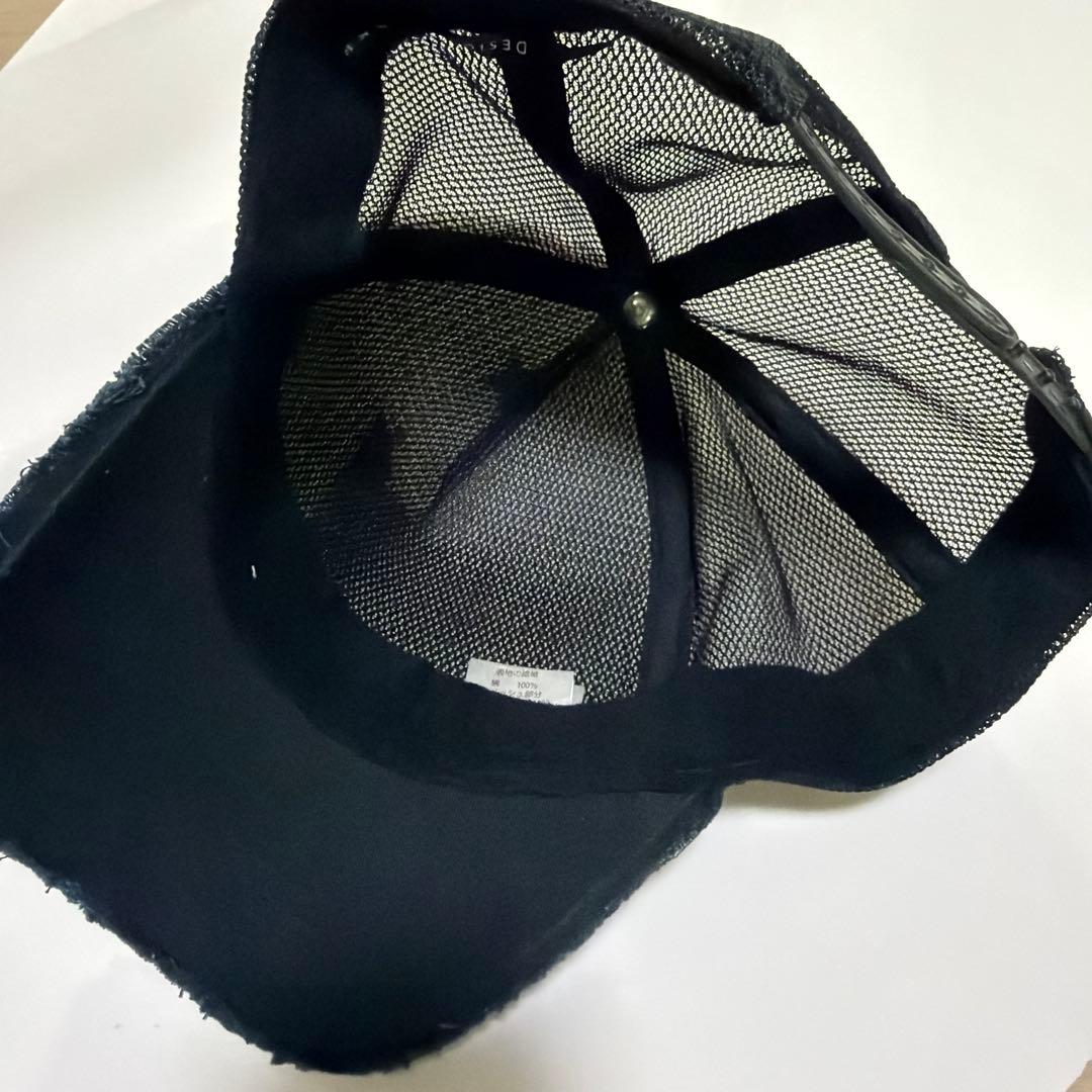 新品同様 ヨシノリノタケキャップ 帽子 444 スパンコール