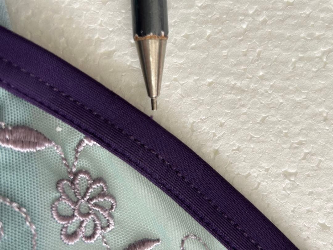 Dellalo Milano デラロミラノ 花柄刺繍 バレエレオタードMサイズ