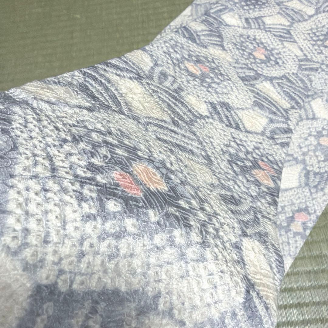 正絹　全通名古屋帯《絞り　花》