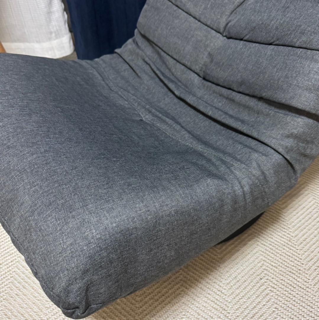 【新品】ニトリ　 リクライニング　回転座椅子　グレー