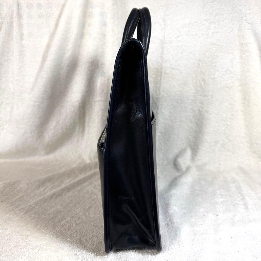 ✨PORTER✨クラーク ビジネスバッグ レザー ロゴ ネイビー