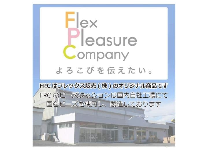 フレックス販売 ビーズクッション 日本製 2WAYキューブ ネイビー つ299