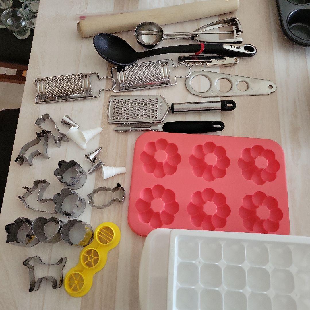 調理器具と型抜きセット