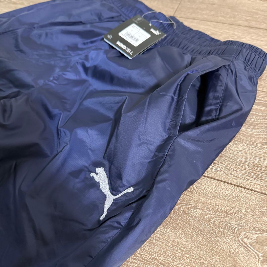 新品 PUMA サッカーウェア 裏起毛 ピステ・ウィンドブレーカー 上下 XL