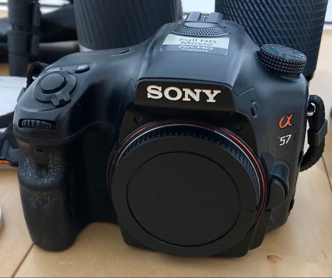 SONY ソニー α57 SLT-A57 一眼レフ レンズ4本 ミラーレス