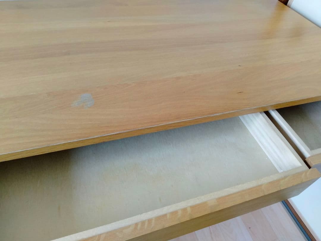 【無印良品】学習机　木製デスク 引取限定