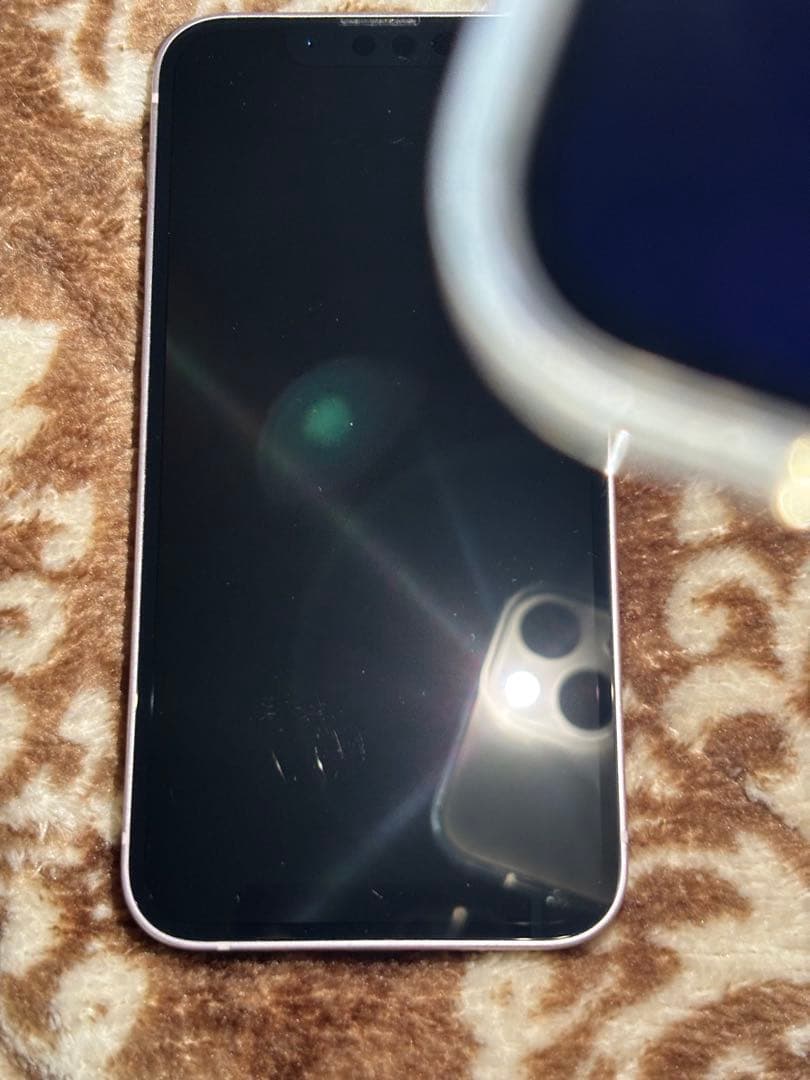 iPhone13 mini バッテリー純正100% ピンク　128GB