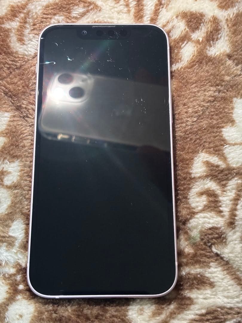 iPhone13 mini バッテリー純正100% ピンク　128GB