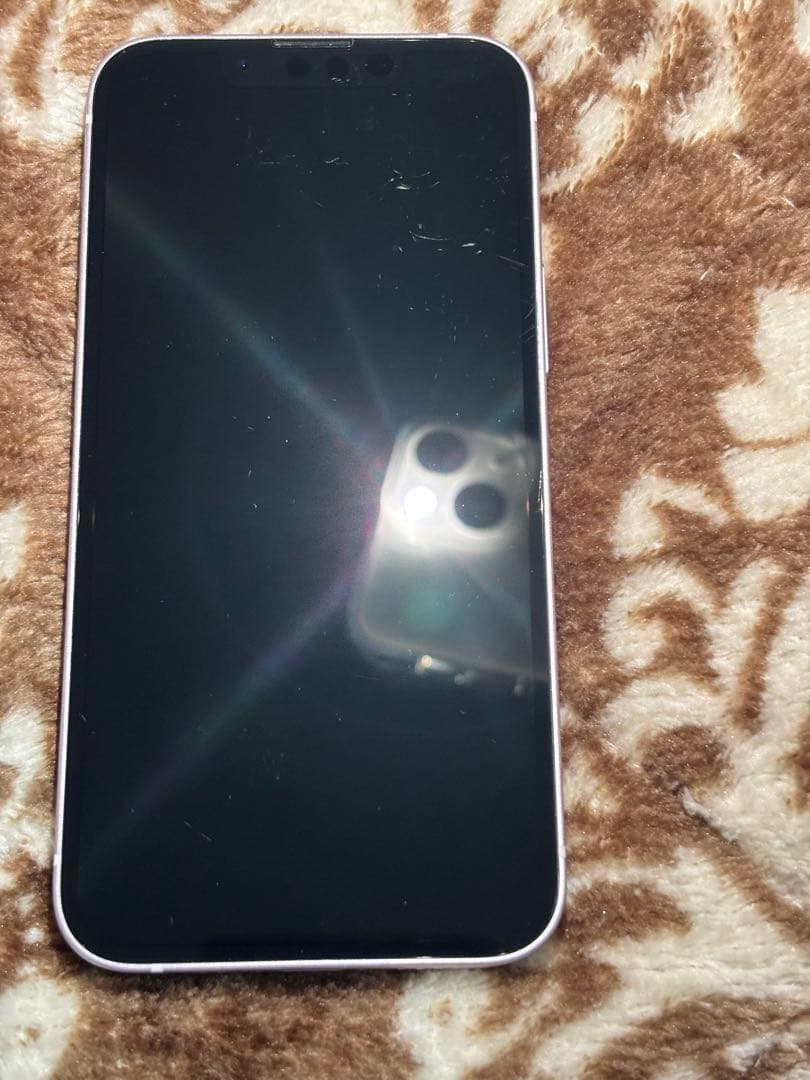 iPhone13 mini バッテリー純正100% ピンク　128GB