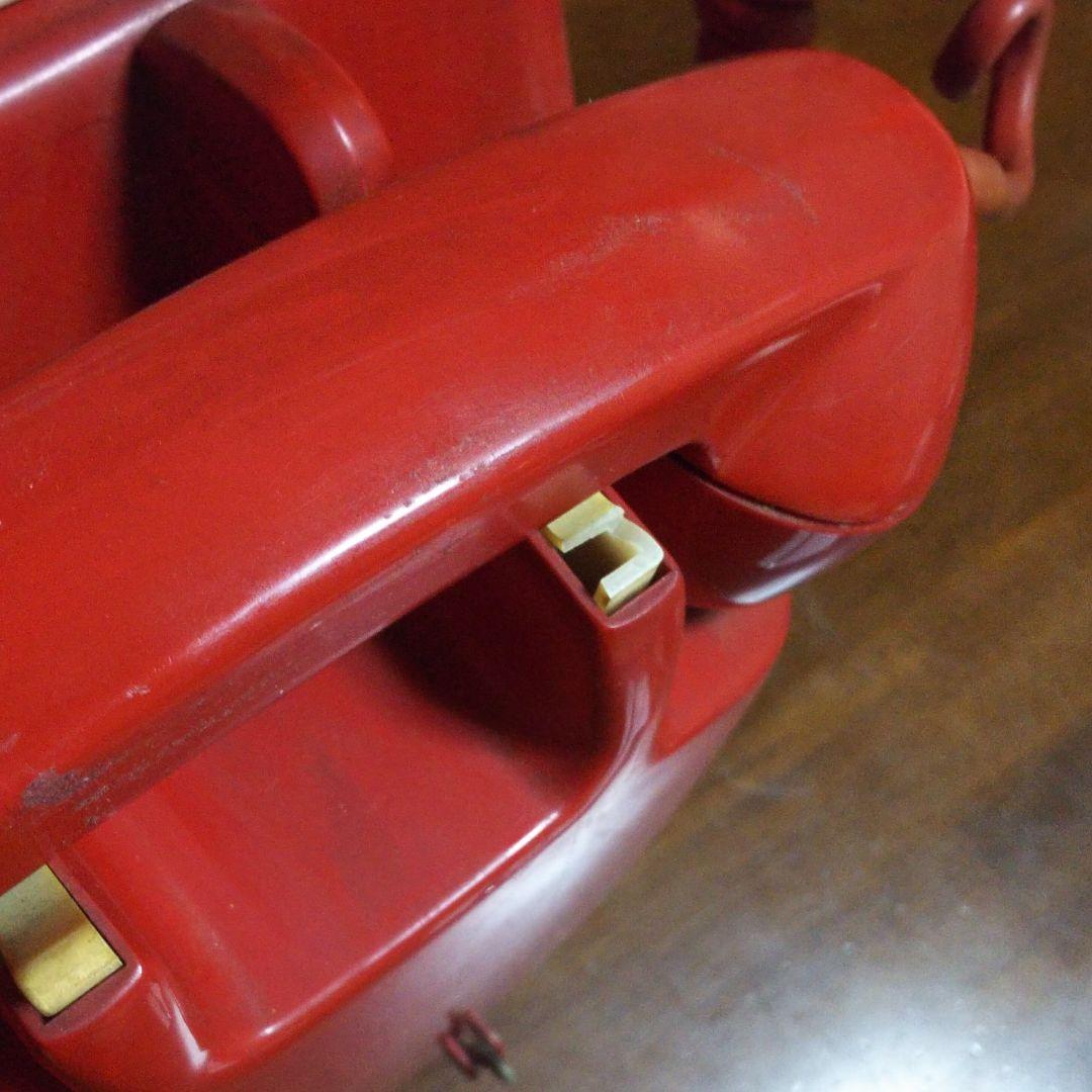 【アンティーク】赤電話  昭和レトロ 古い