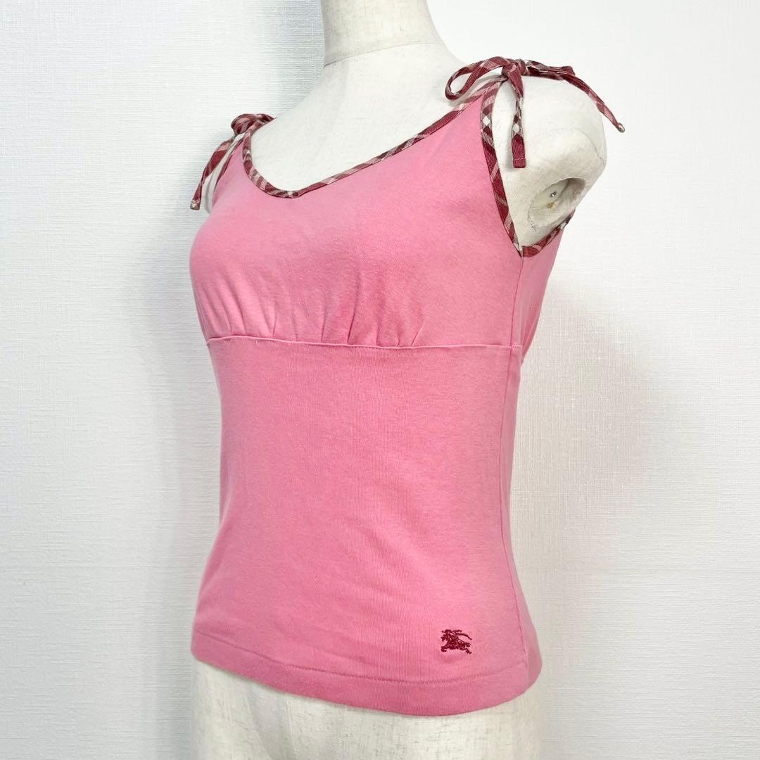 y2k❤️ BURBERRY BLUE LABEL パイピング キャミソール