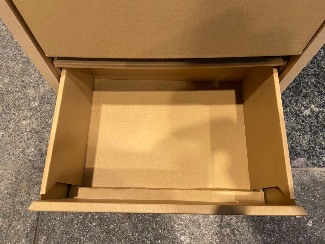 ⭐️送料無料⭐️美品⭐️３個セット⭐️引出し付⭐️パルプボードボックス⭐️無印