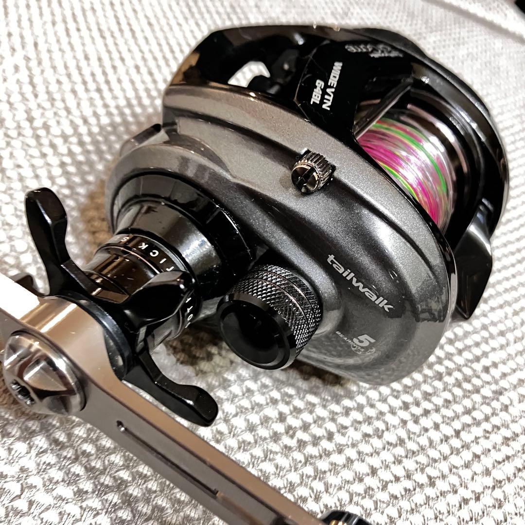 tailwalk Tai Game WIDE VTN 64BL ベイトリール