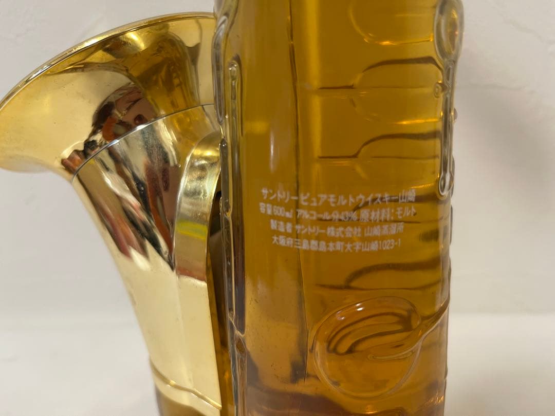 【値下・未開封】サントリーウイスキー　楽器シリーズ　サックス型【古酒】