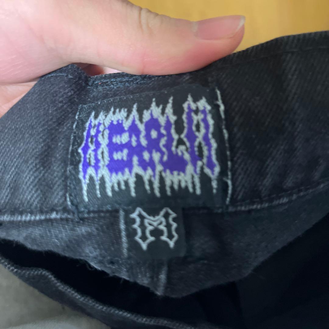 earl skateboardsブラックデニムパンツ