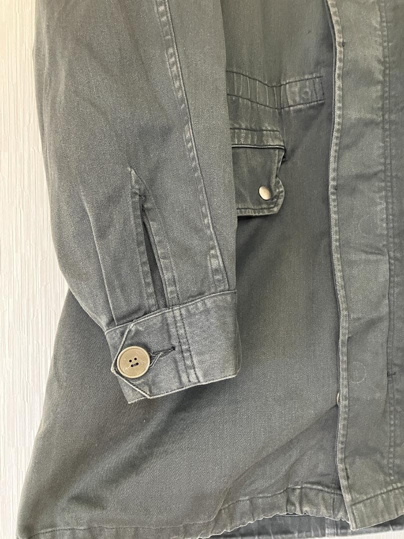 ヴィンテージ フランス70s 黒 モッズコート2way ミリタリー N3B