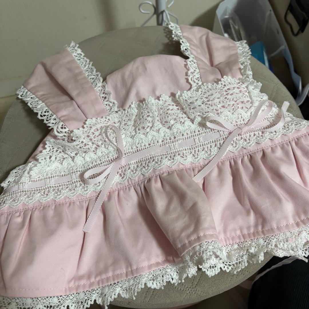 【美品】ベイビーザスターズシャインブライト うさみみボンネット ピンク