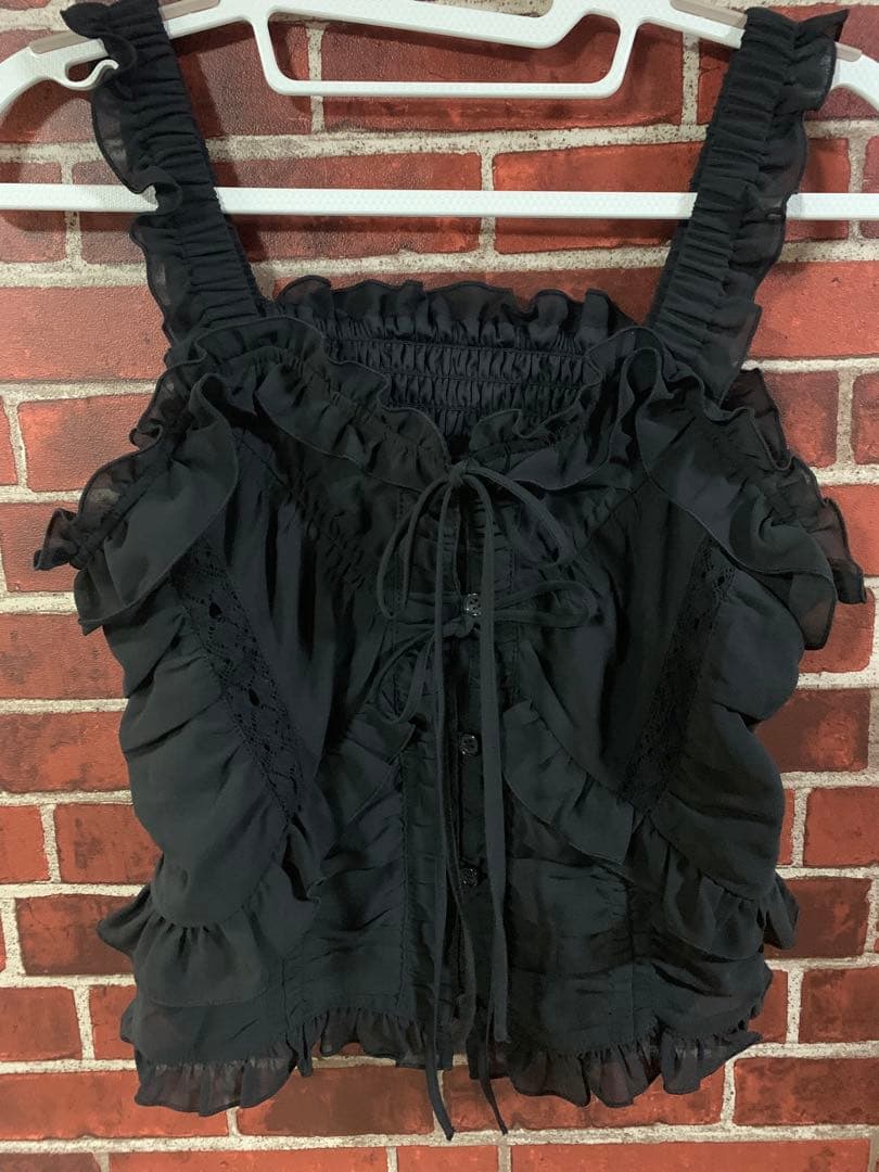 SLY SHEER SQUEEZE CAMI シアースクイーズキャミ BLK