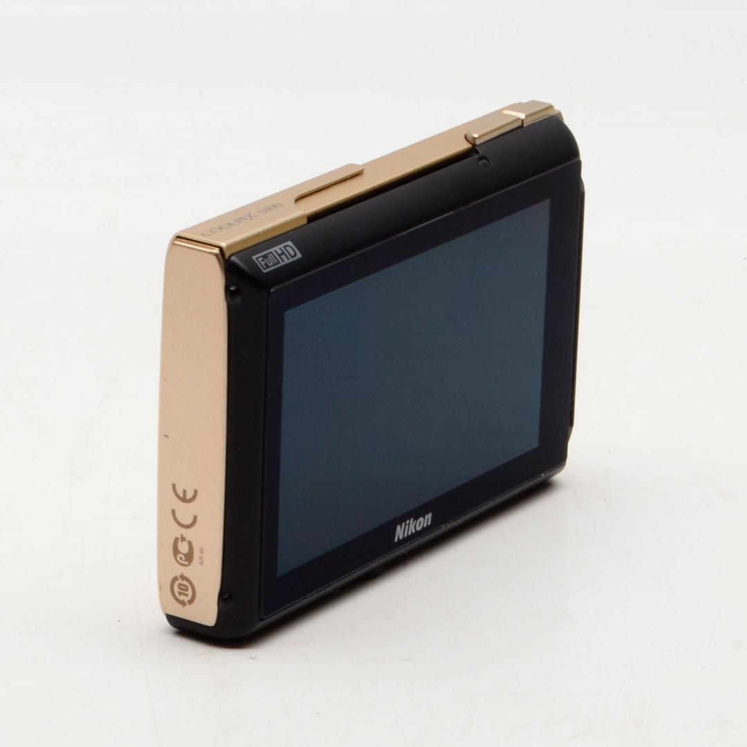 Nikon COOLPIX S100 ゴールド　コンパクトデジカメ　タッチ操作
