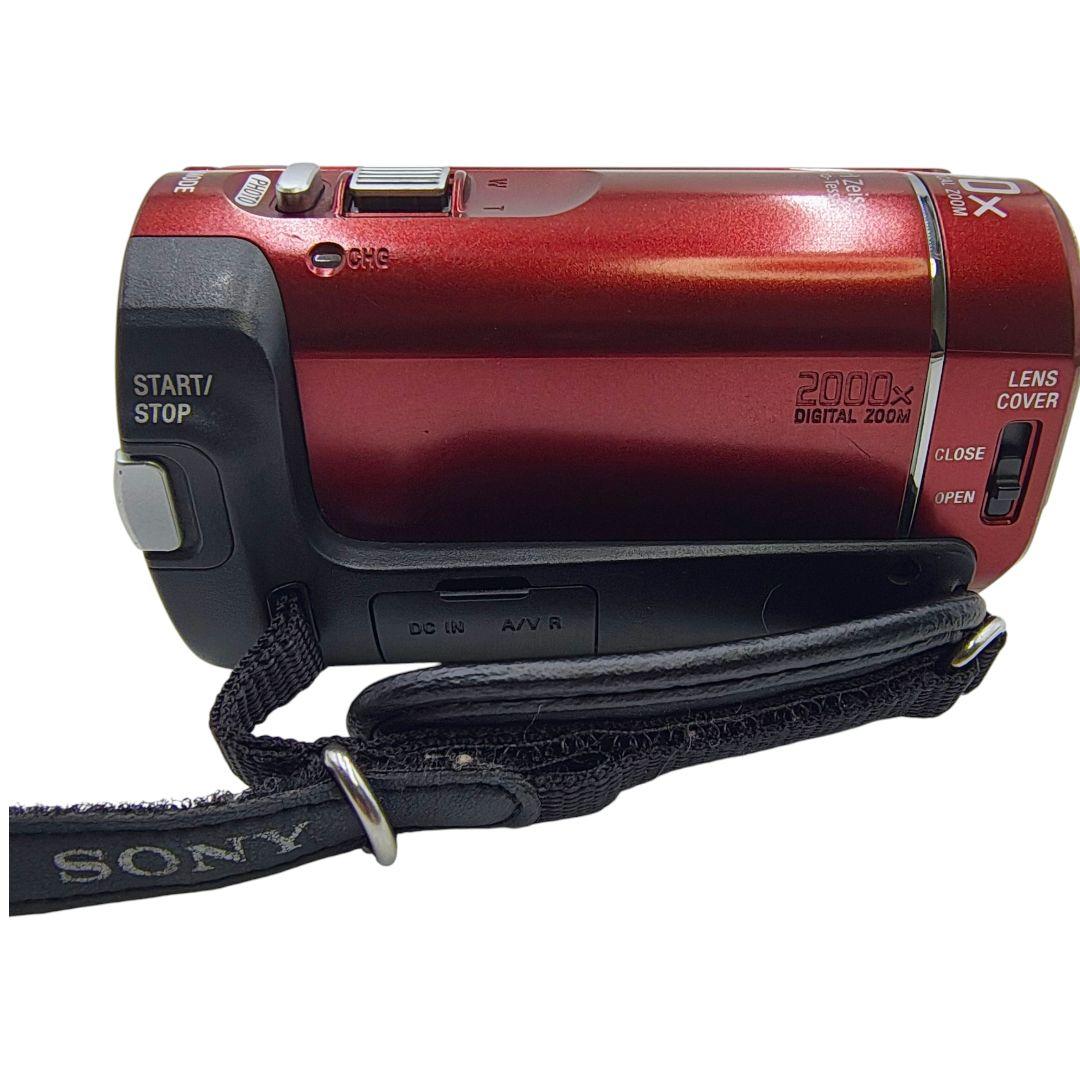 美品✨️SONY DCR-SX41 動作品 ビデオカメラ レッド 赤