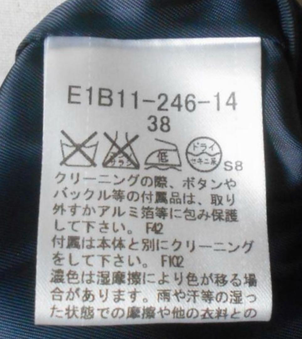 バーバリー ブルーレーベル　チェック　ピンク　ウールコート　ベルト付