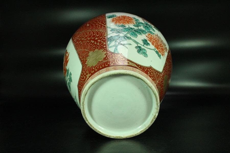 古伊万里 金彩 纏枝蓮花紋 沈香壷 コレクター蔵品(K-YC531)