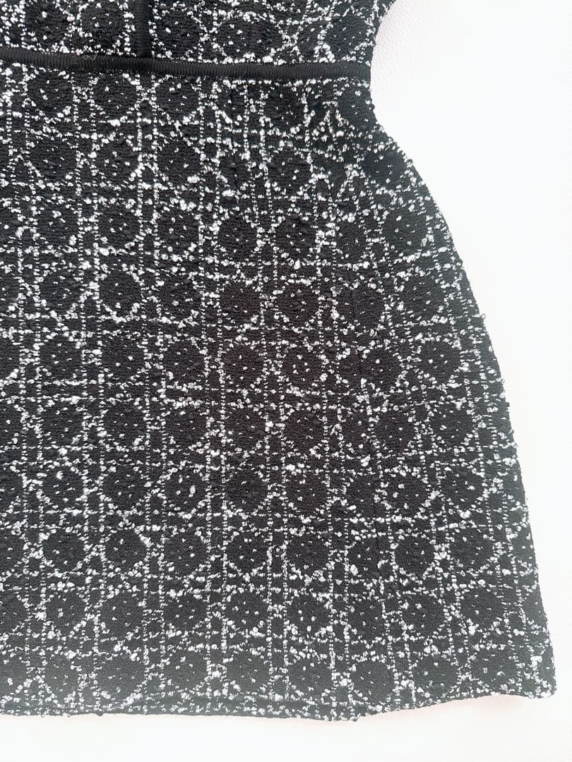 ディオール34ワンピース　マイクロカナージュ