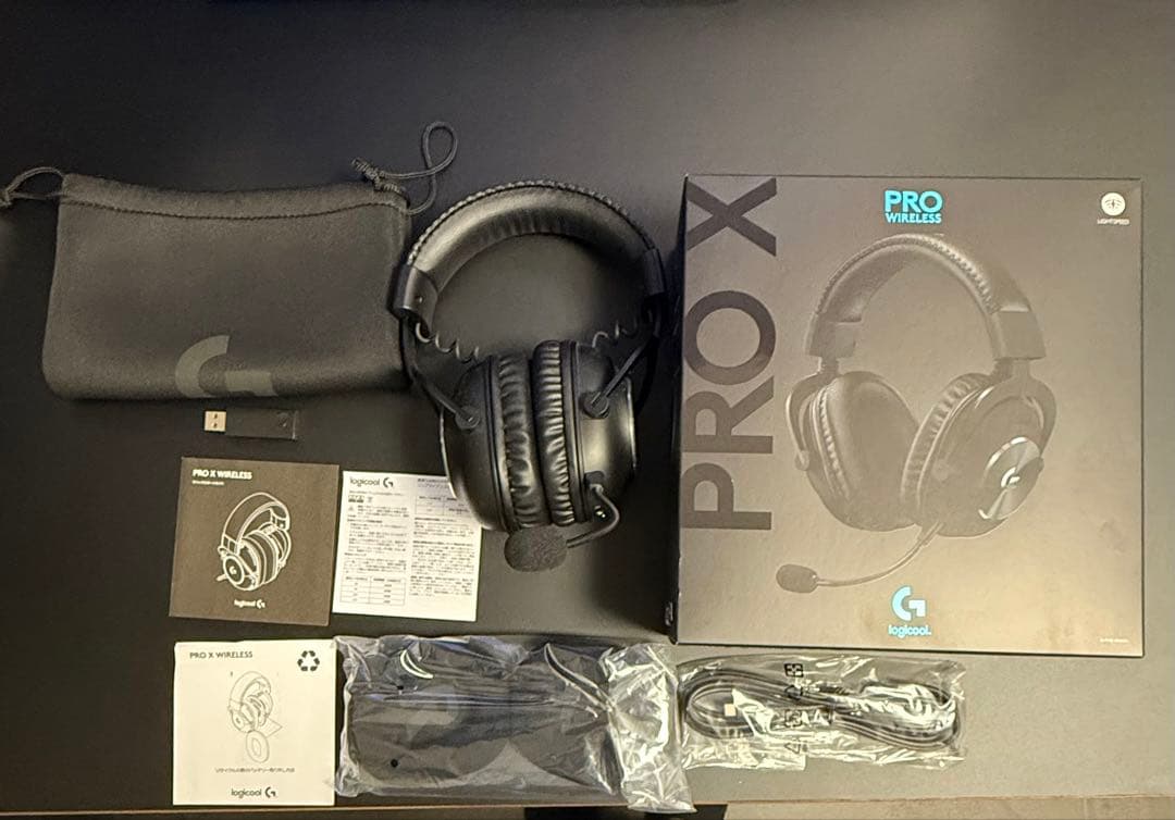 Logicool PRO X WIRELESS ゲーミングヘッドセット