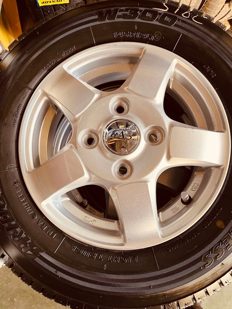 ブリヂストン スタッドレスタイヤ 12インチ ホイールセット