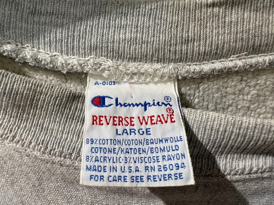 [美品]90s チャンピオン　リバースウィーブ　ウィスコンシン