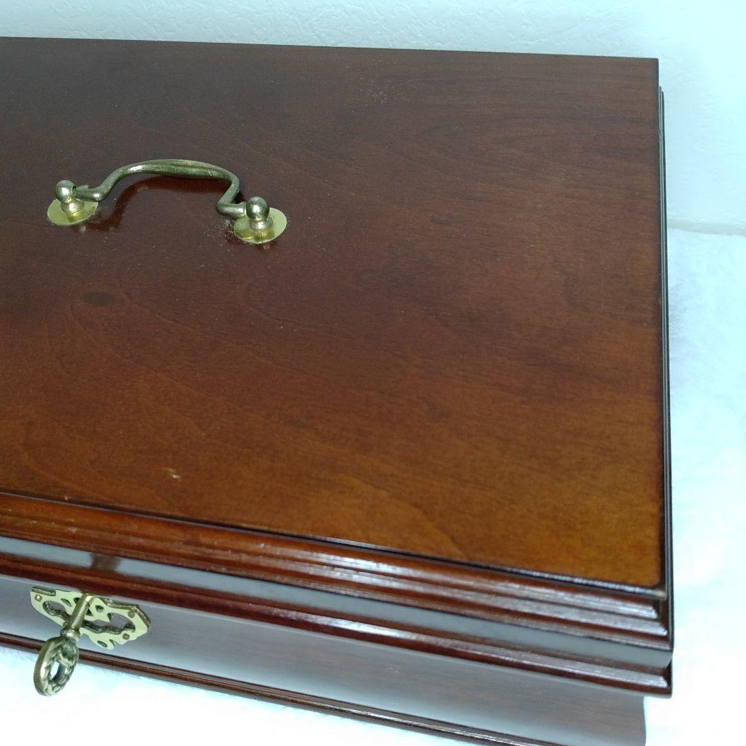 アンティーク 大型 ジュエリーボックス 宝石箱 アクセサリー 鍵付き