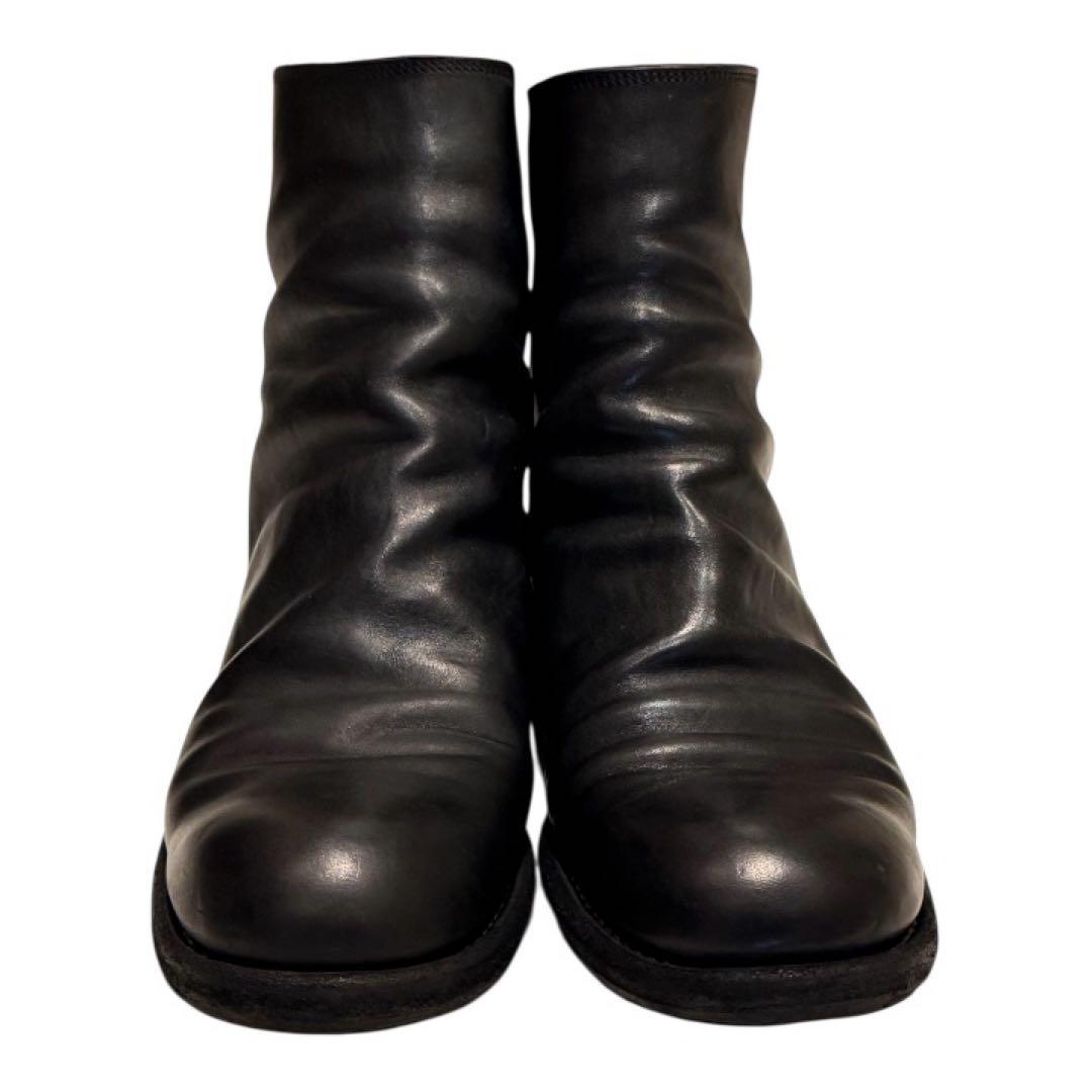 Guidi Back zip boots 986 41 ブラック グイディ