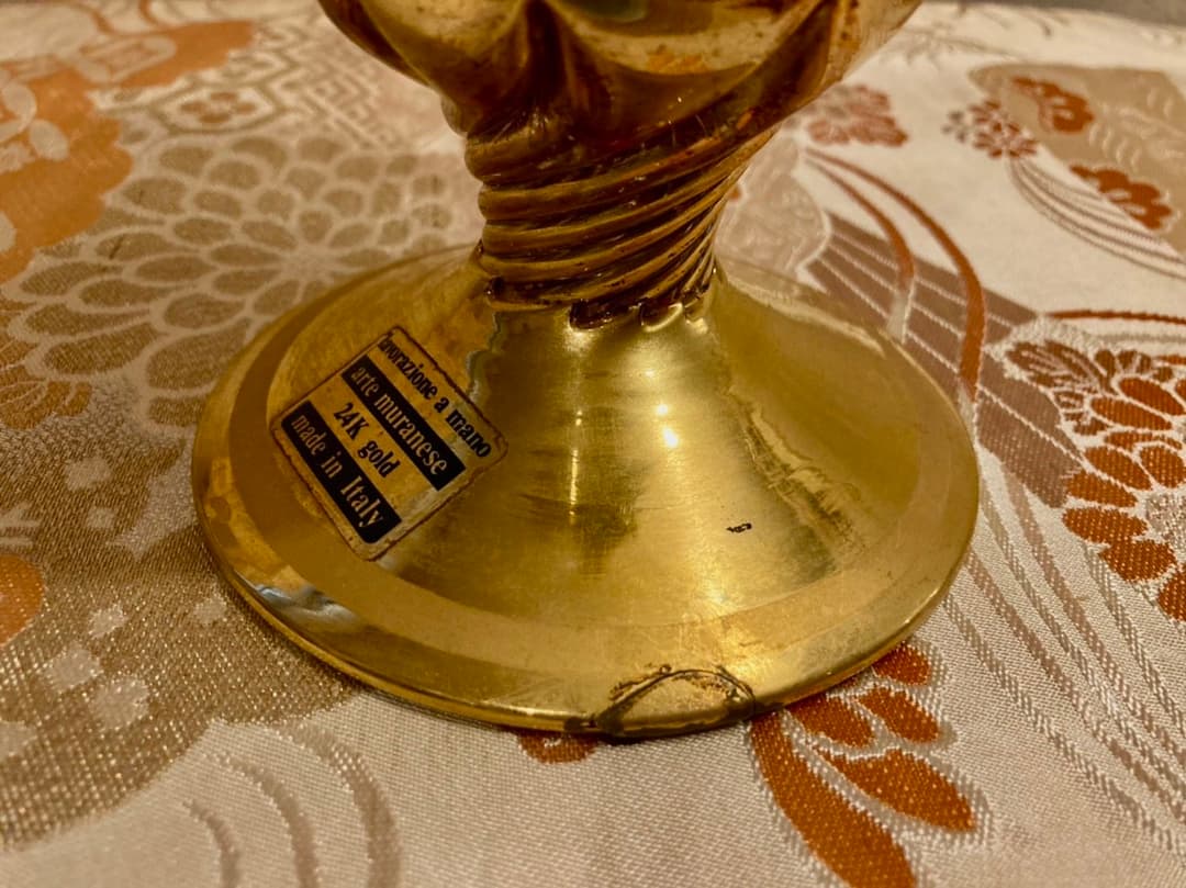 ベネチアングラス ムラーノグラス ムラーノ イタリア 24金 24ｋ