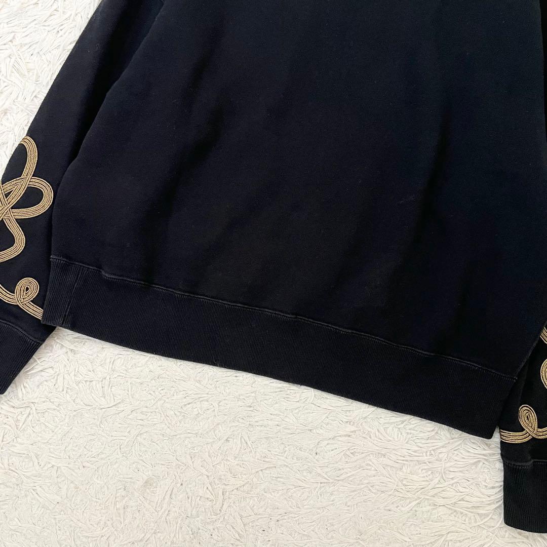 ✨希少✨ポロラルフローレン　トレーナー　スウェット　刺繍　黒　Ｌ　現行QR