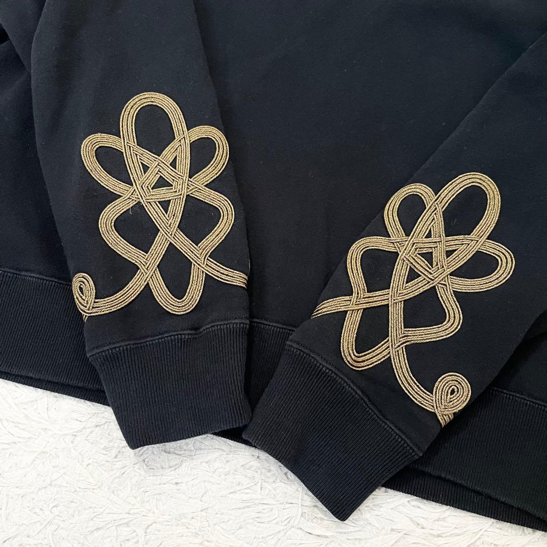 ✨希少✨ポロラルフローレン　トレーナー　スウェット　刺繍　黒　Ｌ　現行QR