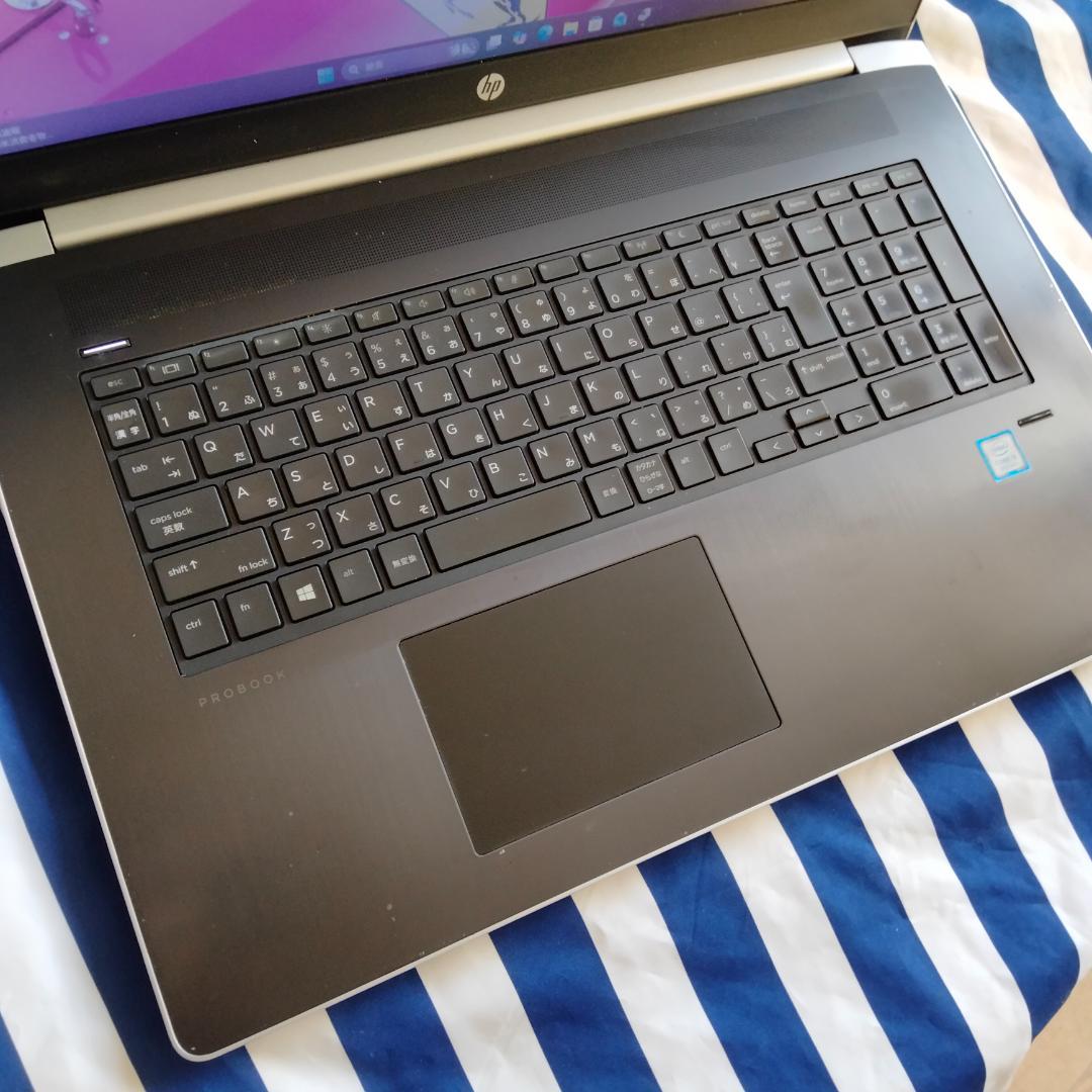 17インチ HP 470（G5） 8世代 i3 128G/SSD 500G