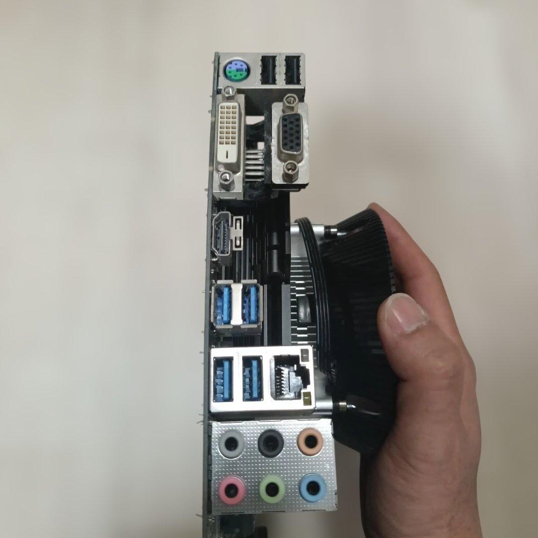 i7-7700+GA-H170M-D3H DDR3+メモリ4GB+クーラー