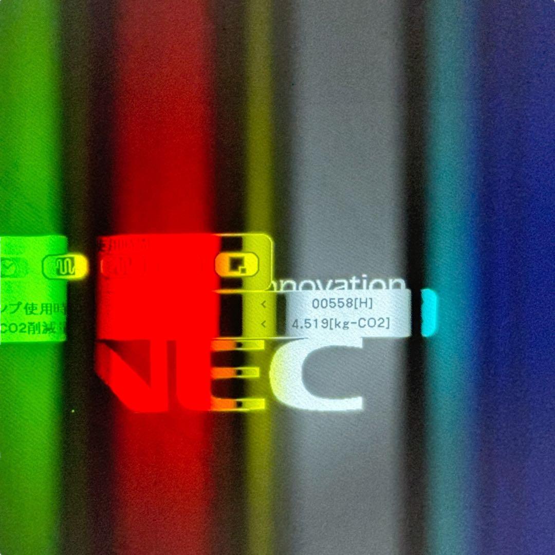 NEC DLPプロジェクター NP-VE282JD-N2 使用時間/558H