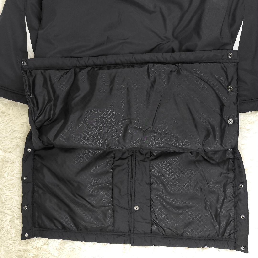 極美品✨ UNDER ARMOUR アンダーアーマー ベンチコート ロゴ刺繍 黒