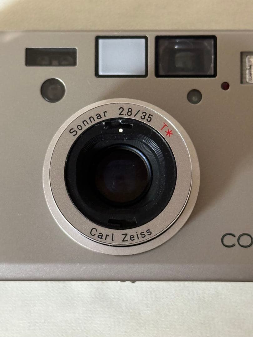 【美品】箱・ケース・当時の値札付 CONTAX T3 フィルムカメラ シルバー