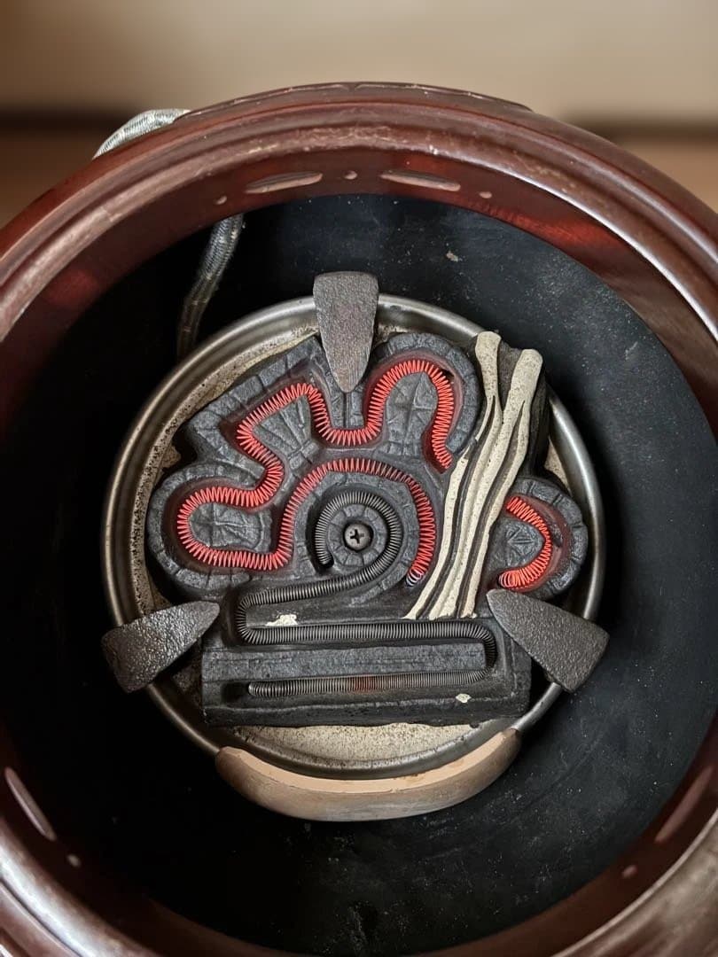 真形釜添唐銅朝鮮風炉