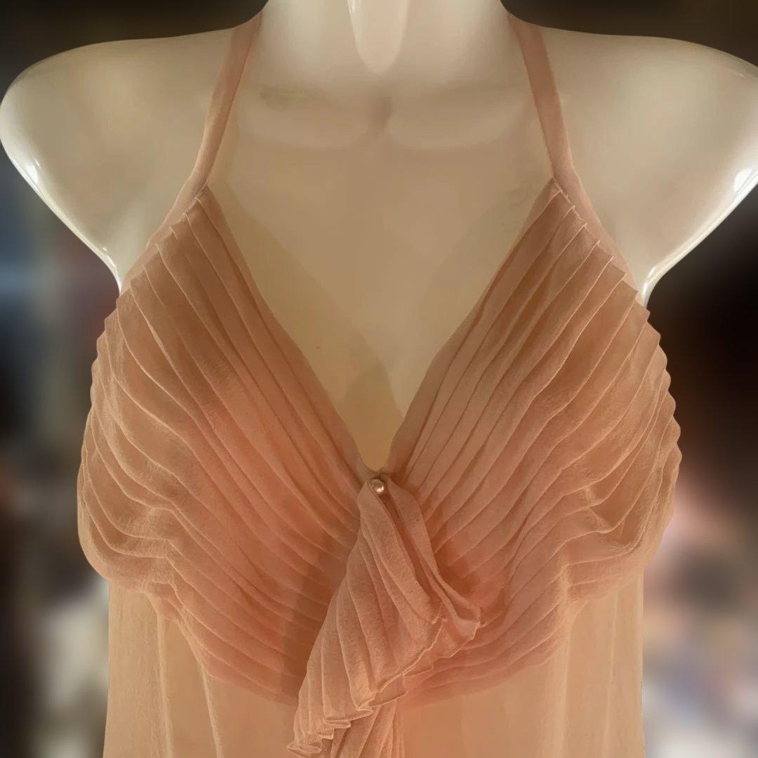 CHANEL キャミソール ホルターネック　シースルー